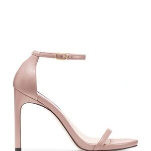 Elegant Pink Stuart Weitzman Nudistsong sandals  from spring 2019